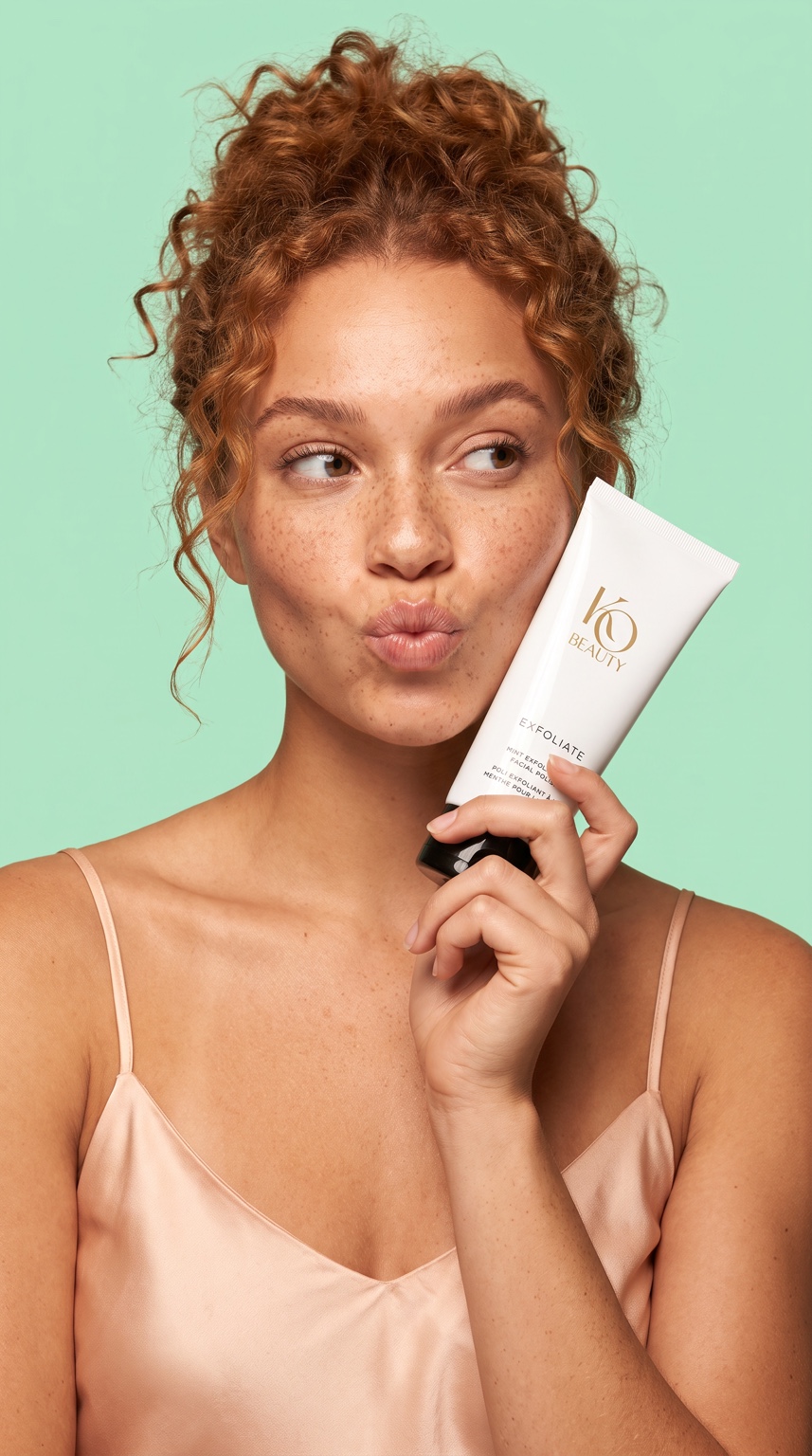 Mint Exfoliating Facial Polish — original KO Beauty main product photograph